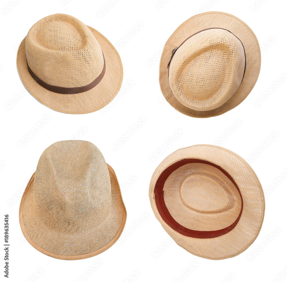 Group brown hat