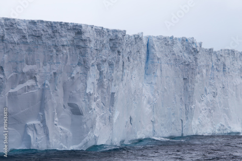 Panorama of Iceberg B-15 the largest iceberg in history with here the largest surviving fragment B-15T, which measures 52 kilometers (32 miles) long and 13 kilometers (8 miles) wide. © robert