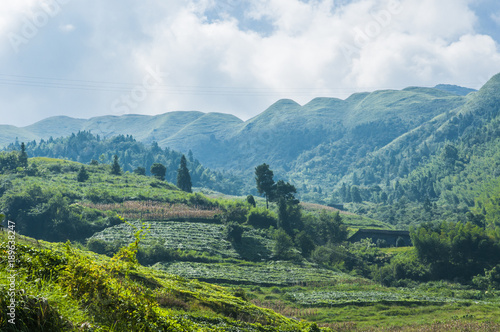 Mountains scenery in autumn 