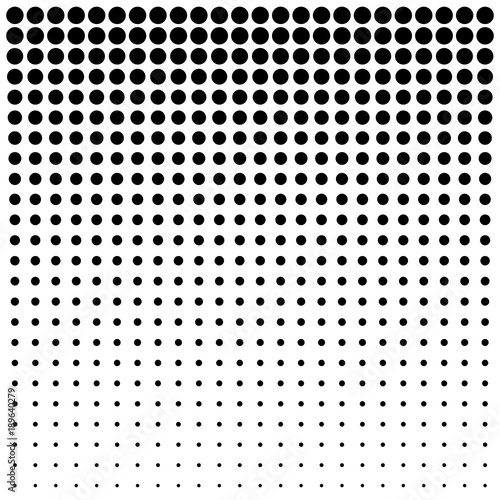 Abstract Black Halftone Background. Vector illustration. 