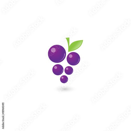Grape Logo Vector