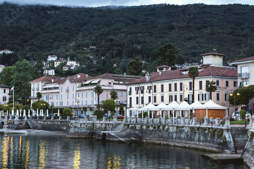 Village of Baveno, station of the Lake Maggiore, the province of Piedmont, Italy © Gilles-Barattini