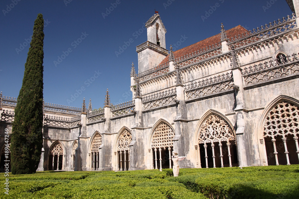 Portugal, cloître du monastère de Batalha