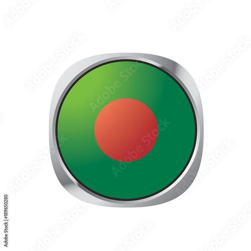 Bangladesh flag button vector icon Free Download Bangladesh flag button vector icon - GFXLoad