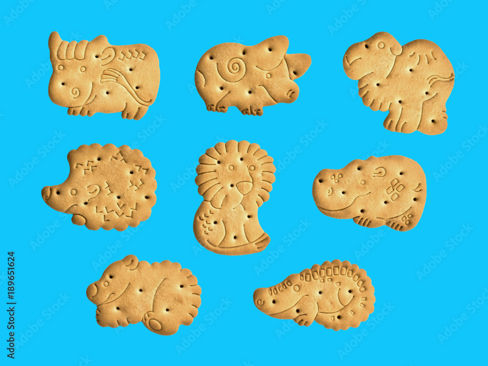 cookies in the form of funny animals, good fun for children cookies in the form of funny animals, good fun for children