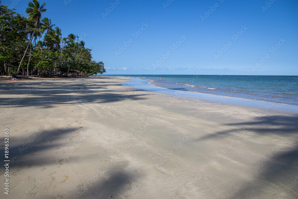 Tropical beach, Boipeba island, Brasi