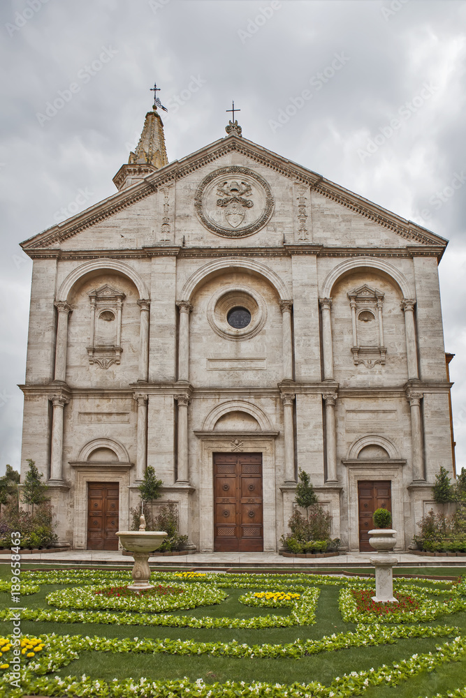 Cathedral of the Assumption of the Blessed Virgin Mary. Pienza. Italy