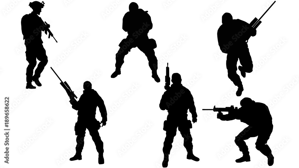 Obraz premium Army man soldier