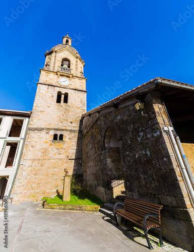 The Basque town of Arrieta, Spain photo