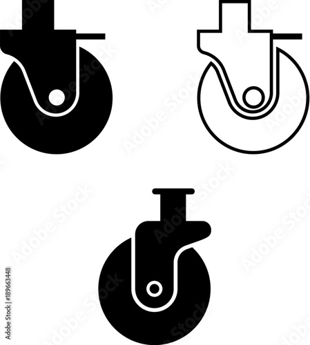 Caster Wheel Icon