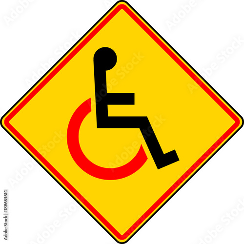 Handicap Signage Design, Disabled