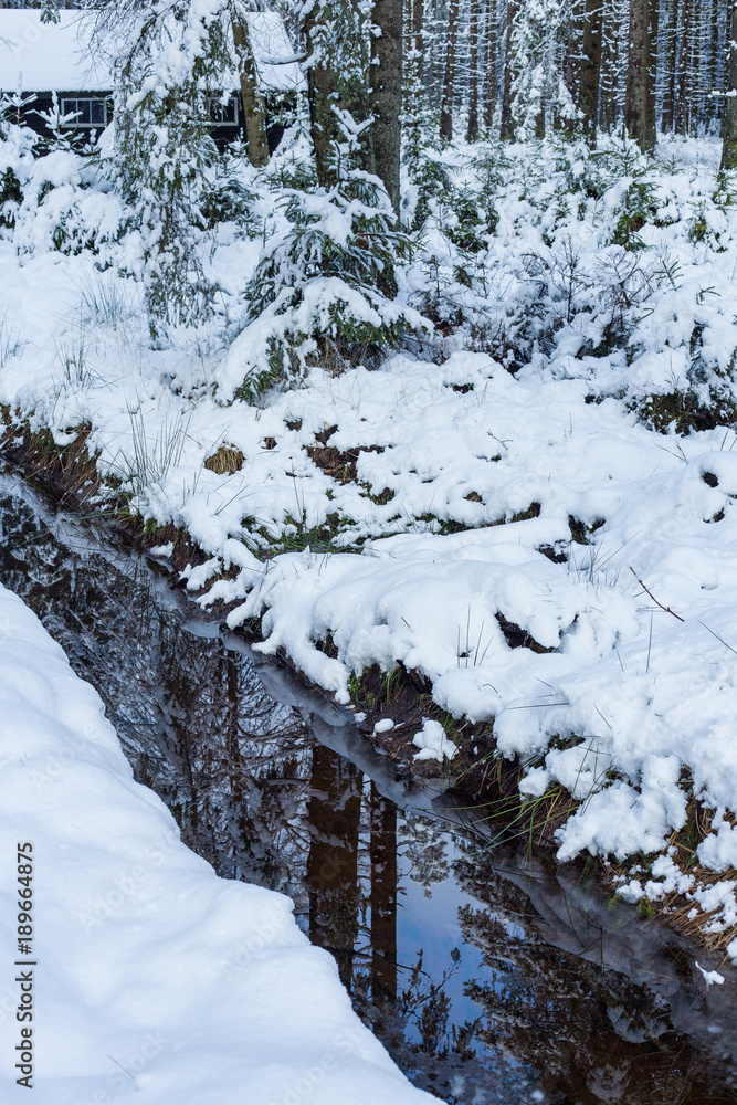 meltwater gathers in streams meltwater gathers in streams
