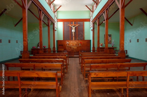 Inside the church in the Humberstone Saltpeter Works photo