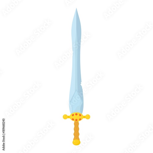 Short sword icon  cartoon style