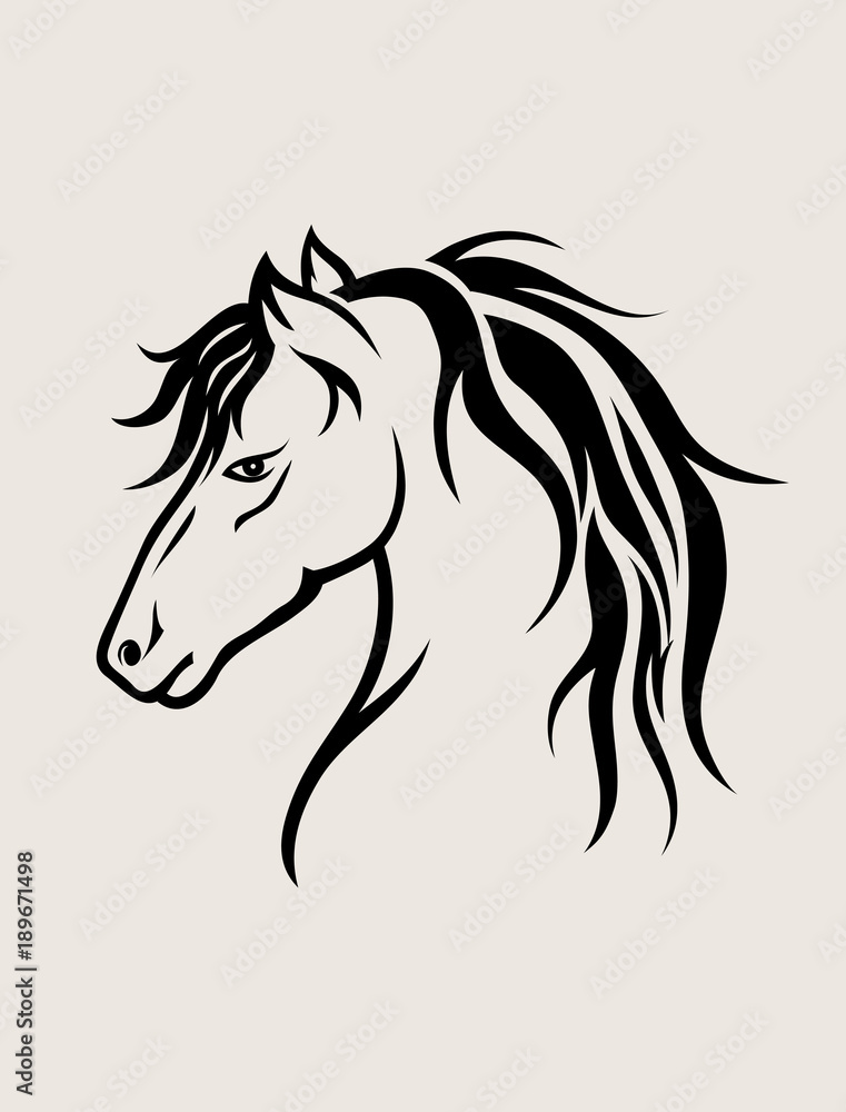 Horse Face, art vector design Horse Face, art vector design
