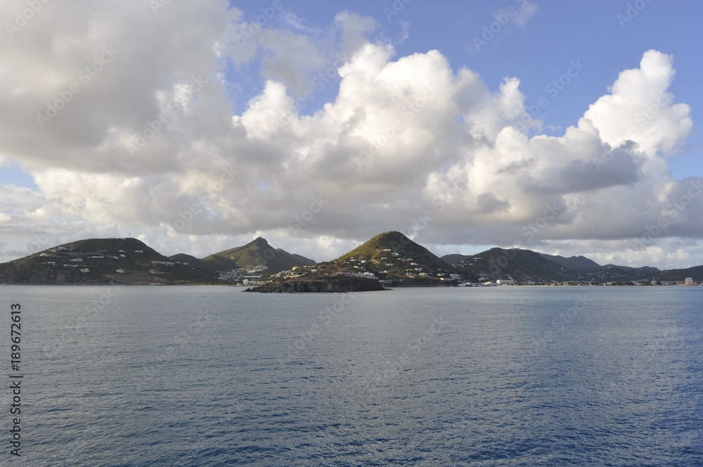 A View of St. Maarten Island