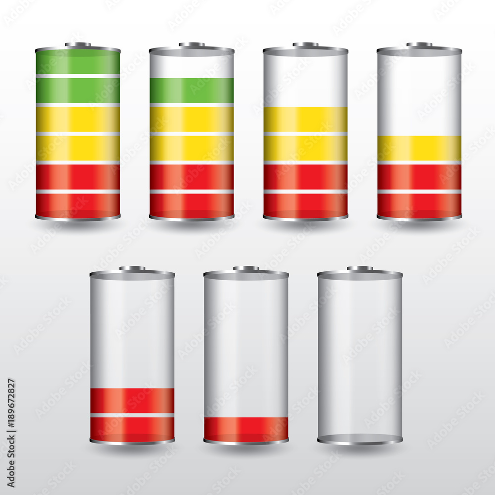 Batterie multicolore Batterie multicolore