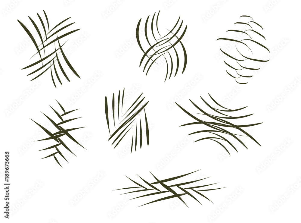 vector abstract tattoo shapes