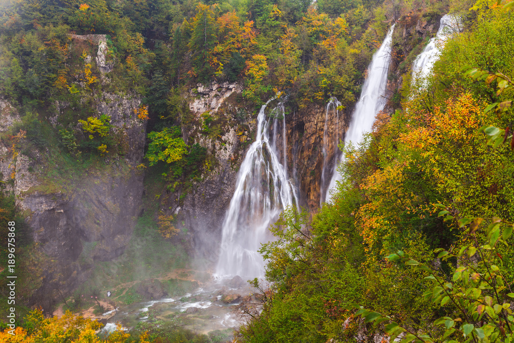 Waterfalls, Plitvice National Park, Croatia Waterfalls, Plitvice National Park, Croatia