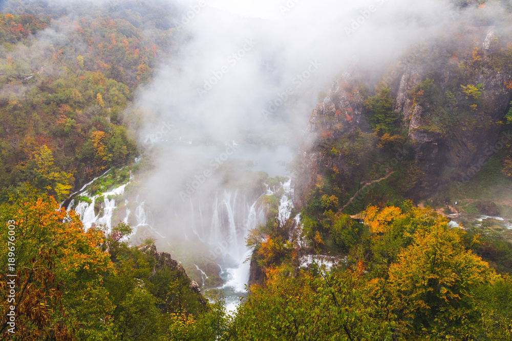 Waterfalls, Plitvice National Park, Croatia Waterfalls, Plitvice National Park, Croatia