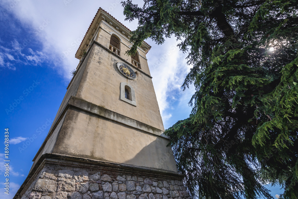 Belfry of St Jerome Church on the Old Town of Herceg Novi, Montenegro Belfry of St Jerome Church on the Old Town of Herceg Novi, Montenegro