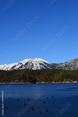 Eibsee im Wettersteingebirge in Bayern  photo