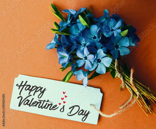 text Happy Valentine's Day card 