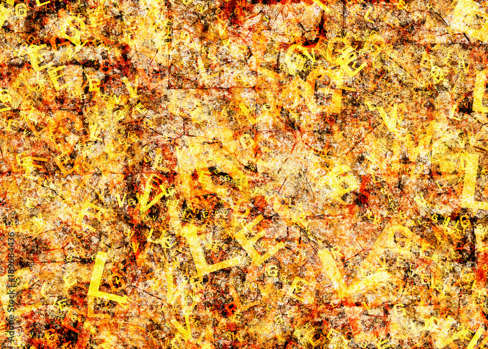 abstract grungy letters background abstract grungy letters background