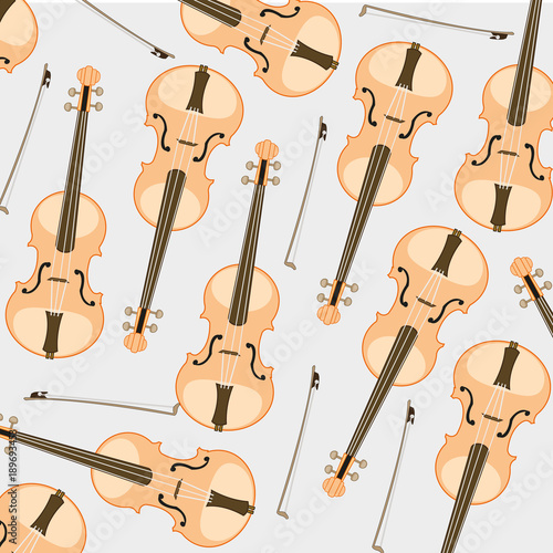 Pattern from violin and joining