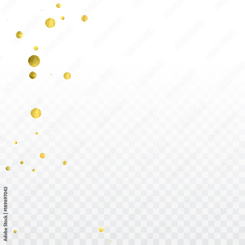 Gold confetti celebration. Gold confetti celebration.