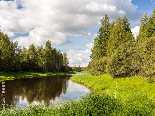 landscape on the river