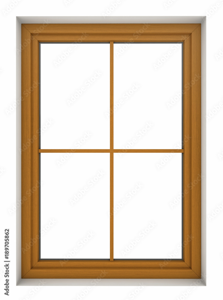 Wooden window frame Wooden window frame