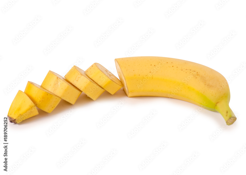 Bananas cut into pieces Bananas cut into pieces