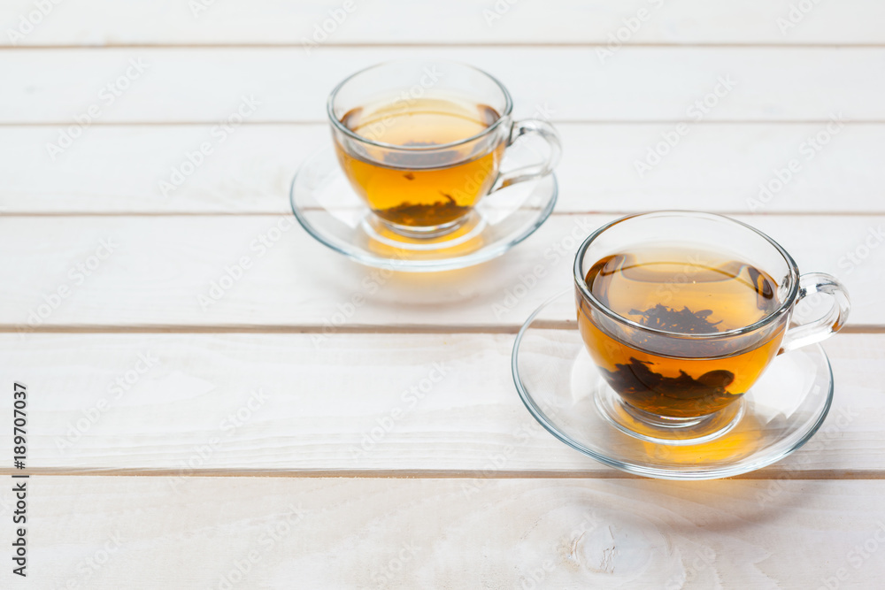 tea on the wooden table tea on the wooden table