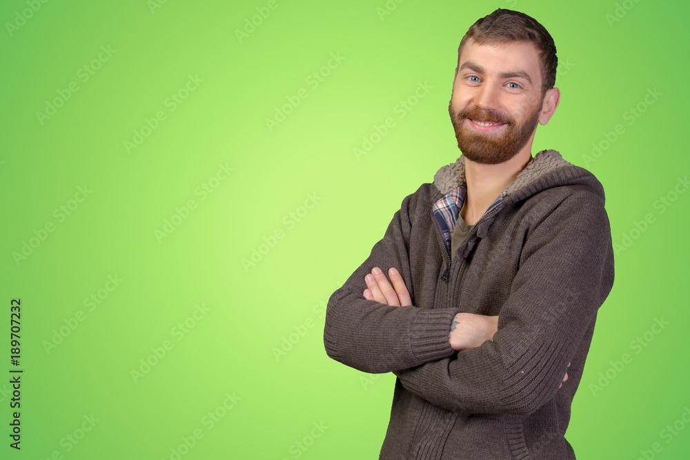 Closeup portrait of a happy young man smiling Closeup portrait of a happy young man smiling