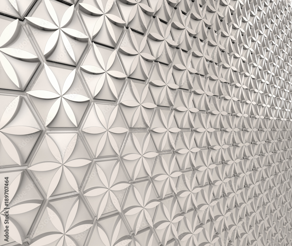 White hexagon background White hexagon background