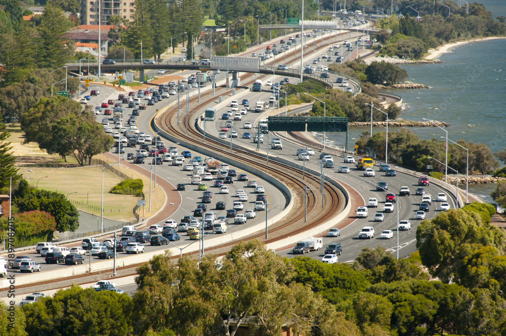 Highway Traffic - Perth - Australia