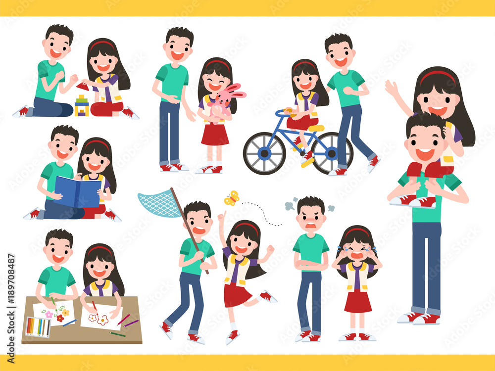 Family character set Family character set