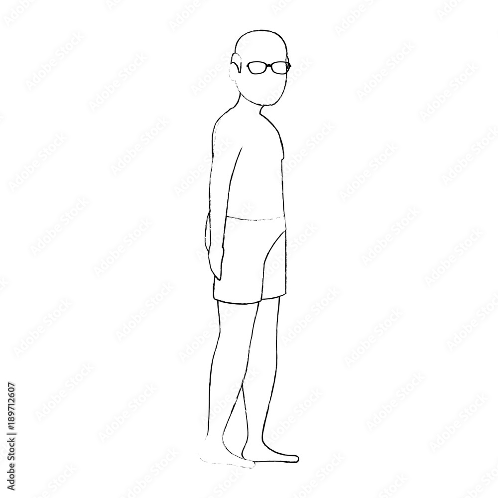 old man in beach outfit old man in beach outfit