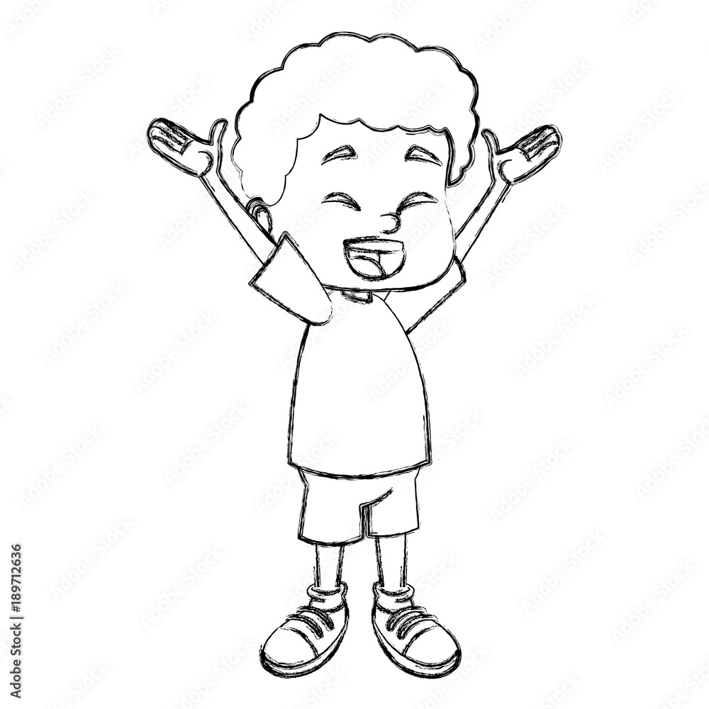Cute school boy cartoon icon vector illustration graphic design Cute school boy cartoon icon vector illustration graphic design