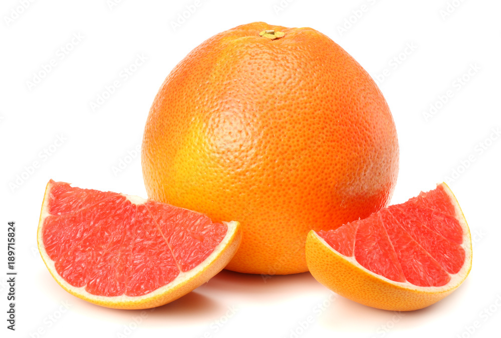 healthy food. grapefruit isolated on white background healthy food. grapefruit isolated on white background