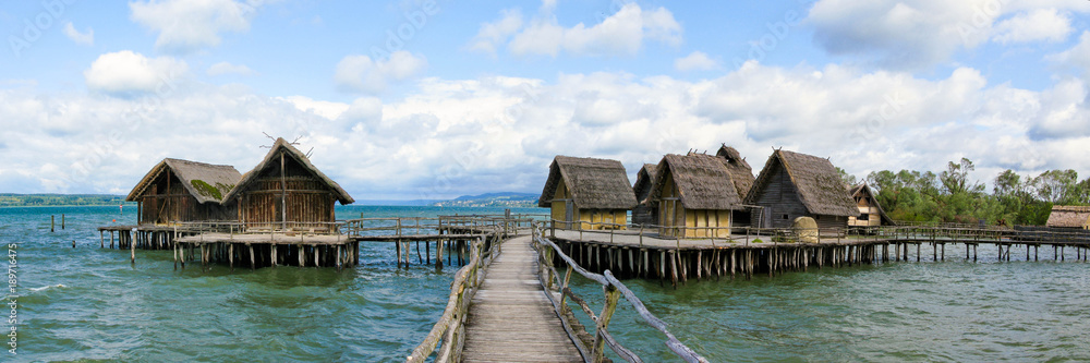 Fototapeta premium Pfahlbauten Uhldingen