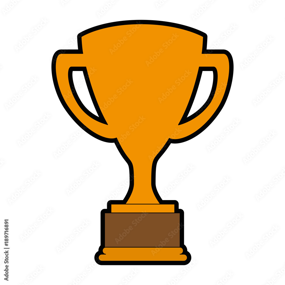 trophy cup isolated icon trophy cup isolated icon