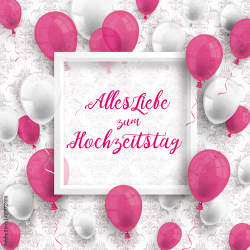 Alles Liebe zum Hochzeitstag