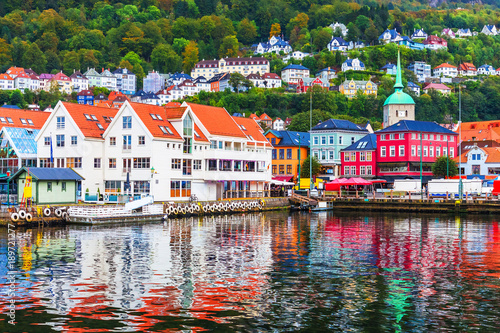 Scenery of Bergen, Norway