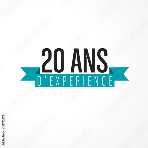20 ans d'expérience