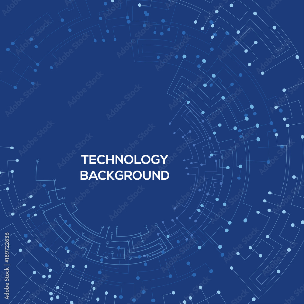 Obraz premium technology background
