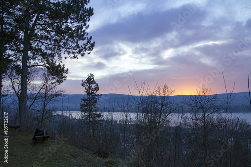 Danube bend in Hungary photo