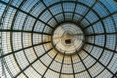 glas cupola of Galleria Vittorio Emanuele II, Milano