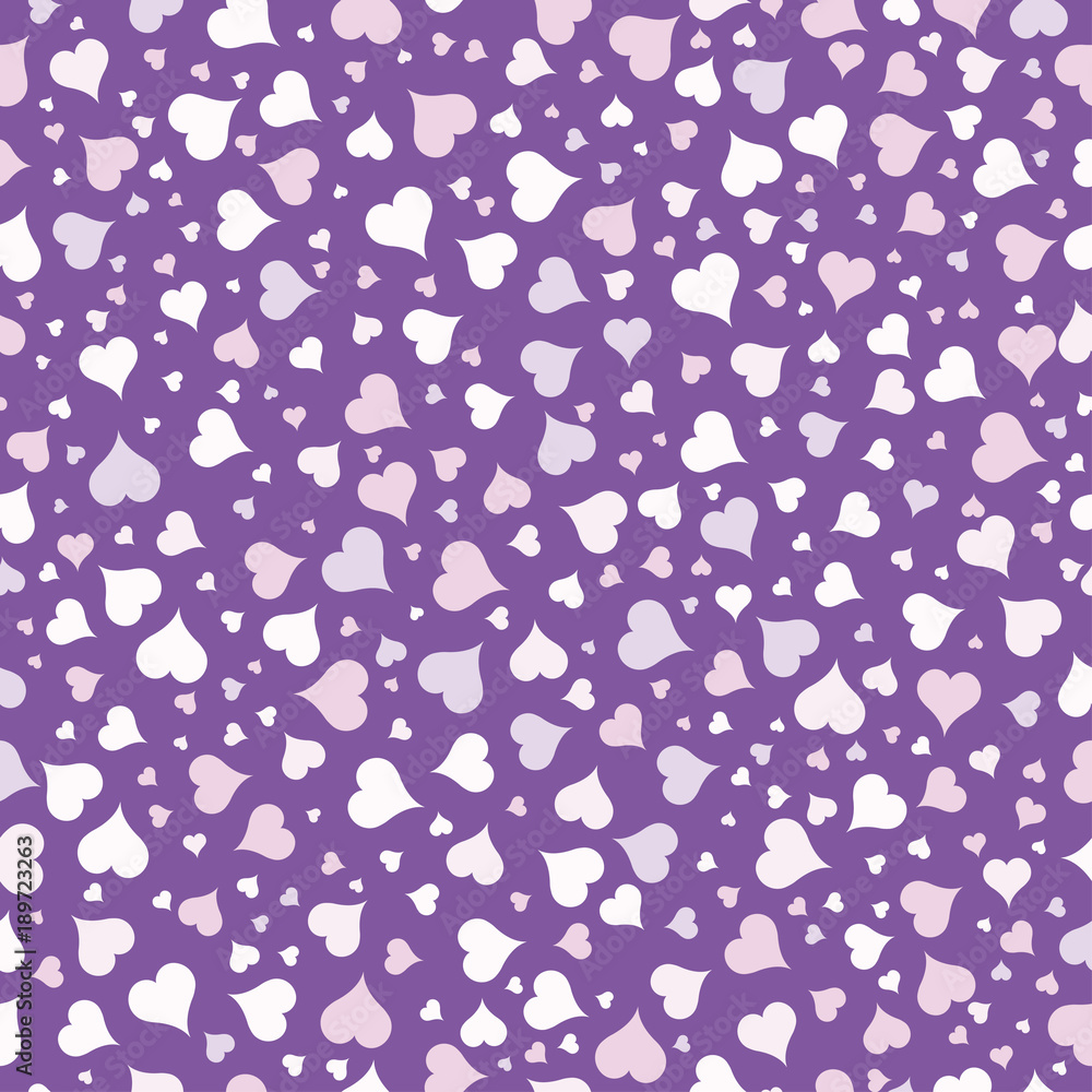 Beautiful romantic seamless pattern with hearts Beautiful romantic seamless pattern with hearts